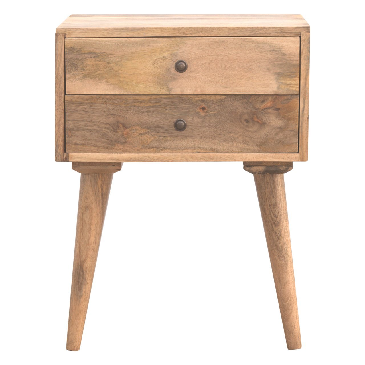 01 Modern Solid Wood Bedside - obrazek 1